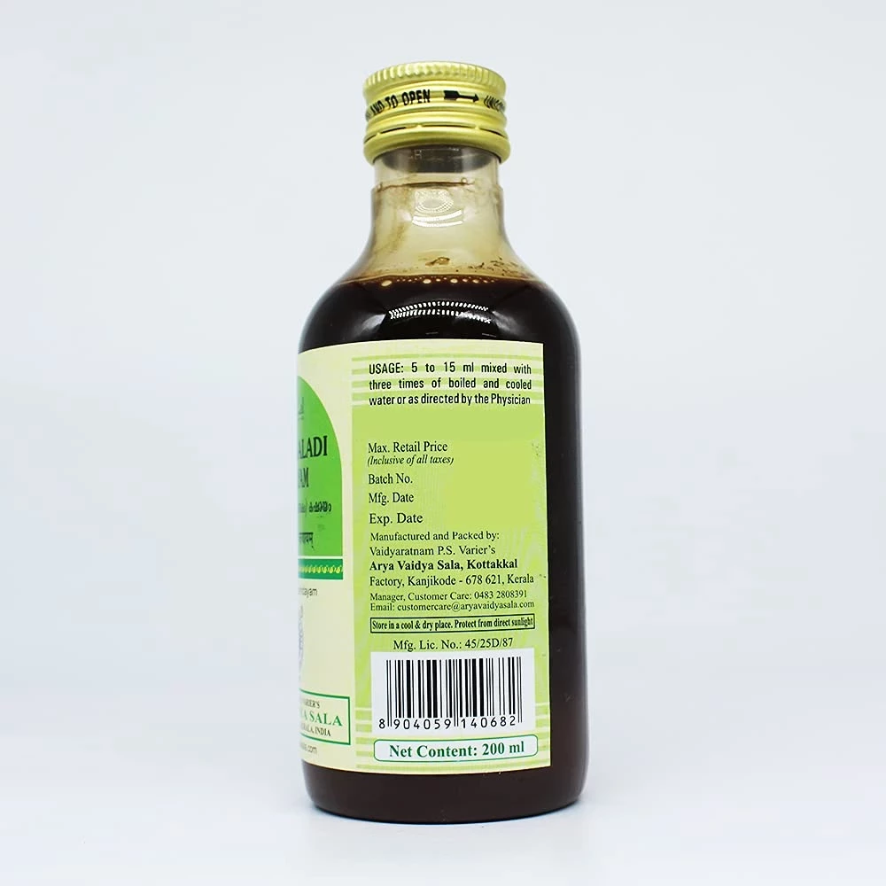 Kottakkal Arya Vaidyasala Varavisaladi Kashayam, 200 ml-3.webp